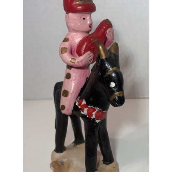 Vintage Portuguese Whistle Folk Art Musical Soldier Hand painted primitive - Picture 3 of 7
